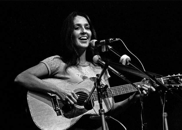 Joan Baez performs live at the BBC