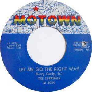 The Supremes - Let Me Go The Right Way